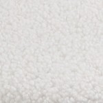 white + teddy + foam