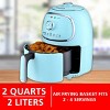 Brentwood AF-202BL 2 Quart Small Electric Air Fryer Blue with Timer and Temp Control - 4 of 4