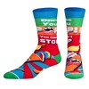 Cool Socks Novelty Crew Dress Sock, Food, Pringles Crisp, Retro Funny Silly Crazy - 2 of 4