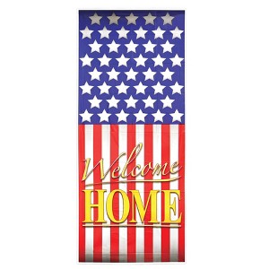 Beistle Welcome Home Door Cover, 6' x 30", (2/Pkg) Multicolored - 1 of 4