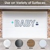 Big Dot of Happiness It's a Boy - Peel and Stick Blue Baby Shower Standard Banner Wall Decals - Baby - 3 of 4