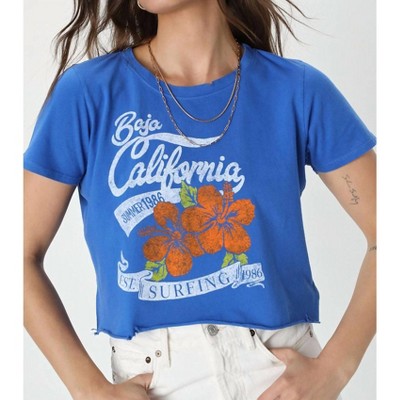 Women's Cali Baja Cropped Tee - PRINCE PETER
