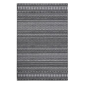 Washable Geometric Living Room Rugs, Indoor Farmhouse Non Slip Bedroom Carpet, Large Stain Resistant Dining Room Rugs - 1 of 4