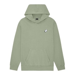 Dalix Ghost Embroidery Relaxed Hoodie Soft Fleece Sweatshirt Fit Lounge Mens - 1 of 4