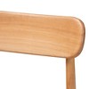 2pc Raheem Hemp and Wood Dining Chair Set Brown - Baxton Studio: Solid Beech Frame, Fully Assembled - 4 of 4