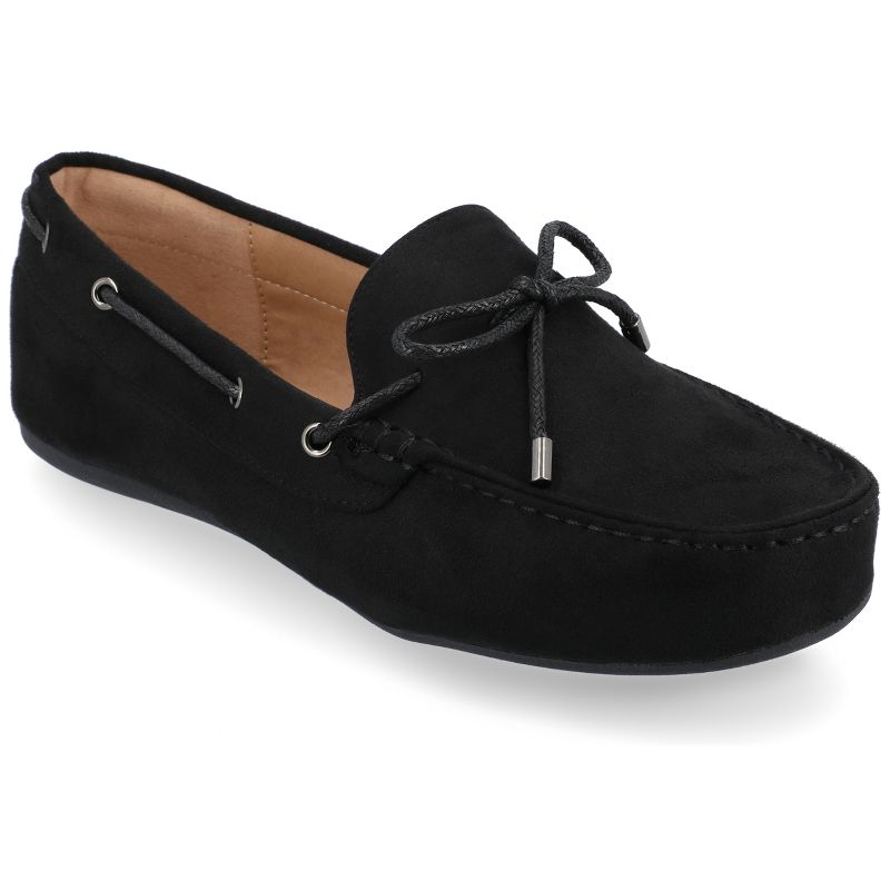 Journee Collection Womens Thatch Comfort Insole Slip On Round Toe Loafer Flats, 1 of 11