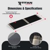 Titan Ramps 8" Aluminum Threshold Ramp for Doorways, or Raised Landings, 300 lbs Weight Capacity Suitable for Wheelchairs, Walkers & People with Canes - 3 of 4
