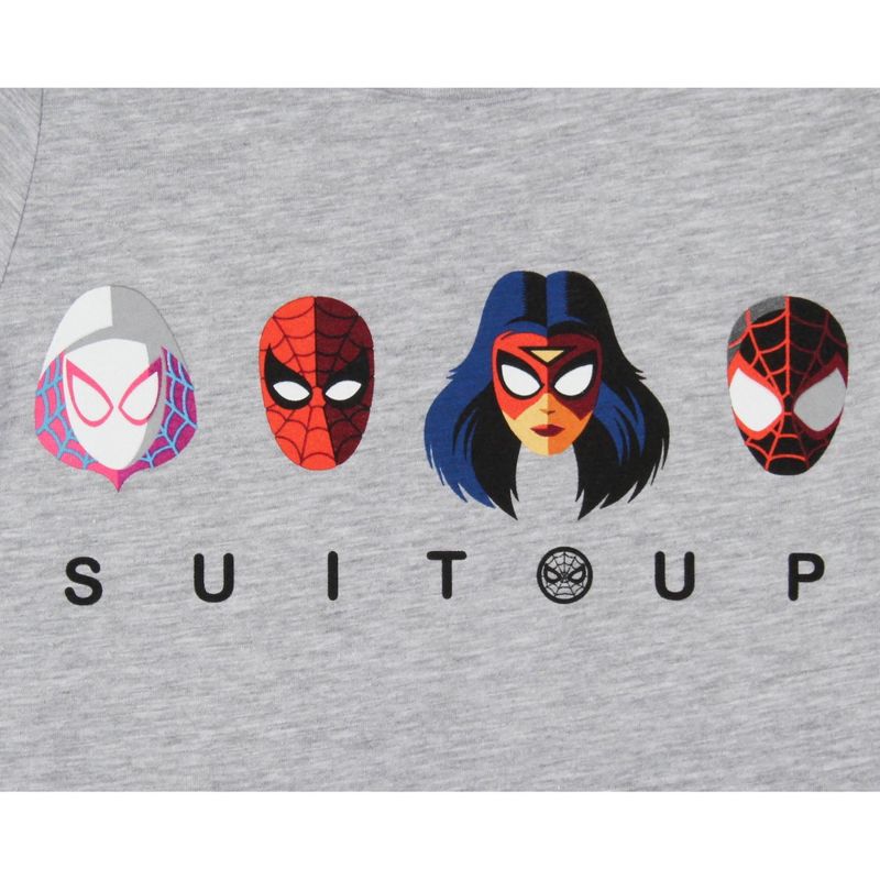 Marvel Girls' T-Shirt Spider-Man Spider-Gwen Suit-Up Graphic Tee, 2 of 4