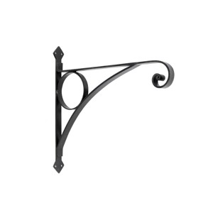 17" Steel Geometric Corona Bracket Black - ACHLA Designs: Heavy-Duty Hanging Hardware - 1 of 4