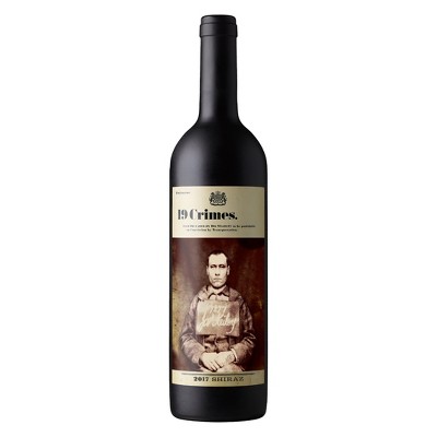 19 Crimes Shiraz Red Wine - 750ml Bottle