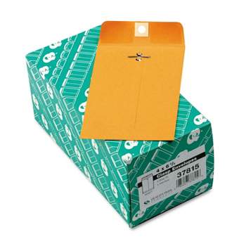  STP22290  Staples - Enveloppes kraft pour catalogue avec  fermeture QuickStrip, 9 x 12 po, 24 lb, brun, boîte de 100