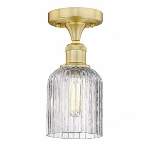 Bridal Veil - 1 Light Semi-Flush Mount In Art Deco Style-9.13 Inches Tall and 5 Inches Wide - 1 of 1