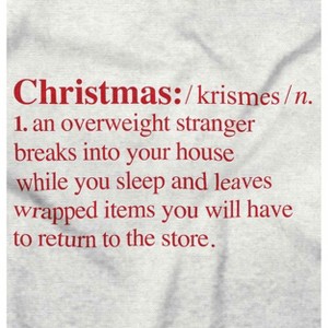 Funny Meaning of Christmas Definition Graphic T Shirt Men or Women Brisco Brands - 1 of 4