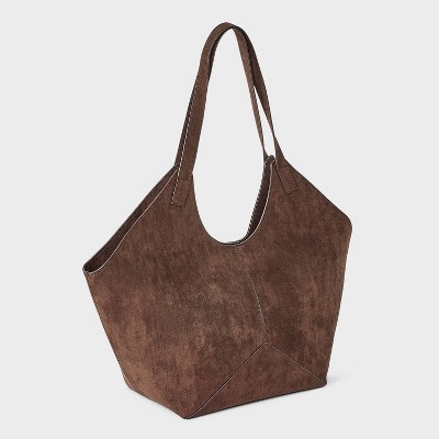 Slouchy Faux Suede Tote Handbag - Universal Thread' - image 3