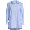 Lands' End Women's No Iron Oversized Poplin Extra Long Tunic - 3 of 4