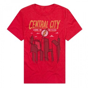 Adult Flash Central City Skyline T-Shirt - 1 of 2