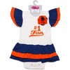 Pavilion Gift Company - Blue & Orange - #1 Fan Onesie Dress 0-6 Months  - Leotards and Bodysuits - 4 of 4