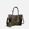 MKF Collection Bonita Crocodile Embossed Tote handbag with Wallet by Mia K - 2 of 4