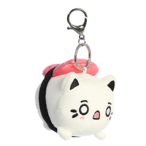 Aurora Mini Tuna Sushi Meowchi Clip-On Tasty Peach Enchanting Stuffed Animal White 3.5" - 1 of 4