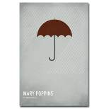 16" x 24" Mary Poppins by Christian Jackson - Trademark Fine Art