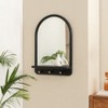 MH London Dante 29" x 20" Solid Wood Wall Mounted Accent Mirror - 3 of 4