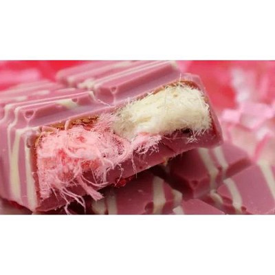 Beemax Dubai Chocolate Raspberry White Chocolate with Cotton Candy and Pistachio Cream 7oz
