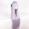 Unique Bargains Women's Wigs 35" Light Purple with Wig Cap - 3 of 4