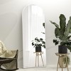 65" X 22" Oversize Metal Arch Stand Full Length Mirror Arched Standing Mirror ,Large Arched Wall Mirror-The Pop Home - 3 of 4
