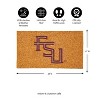 EvergreenNCAAFlorida State Seminoles Logo Natural Coir 28 x 16 Inches Indoor Outdoor Doormat - 3 of 4