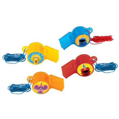 Birthday Express Sesame Street Whistle Favors - 12 Pack