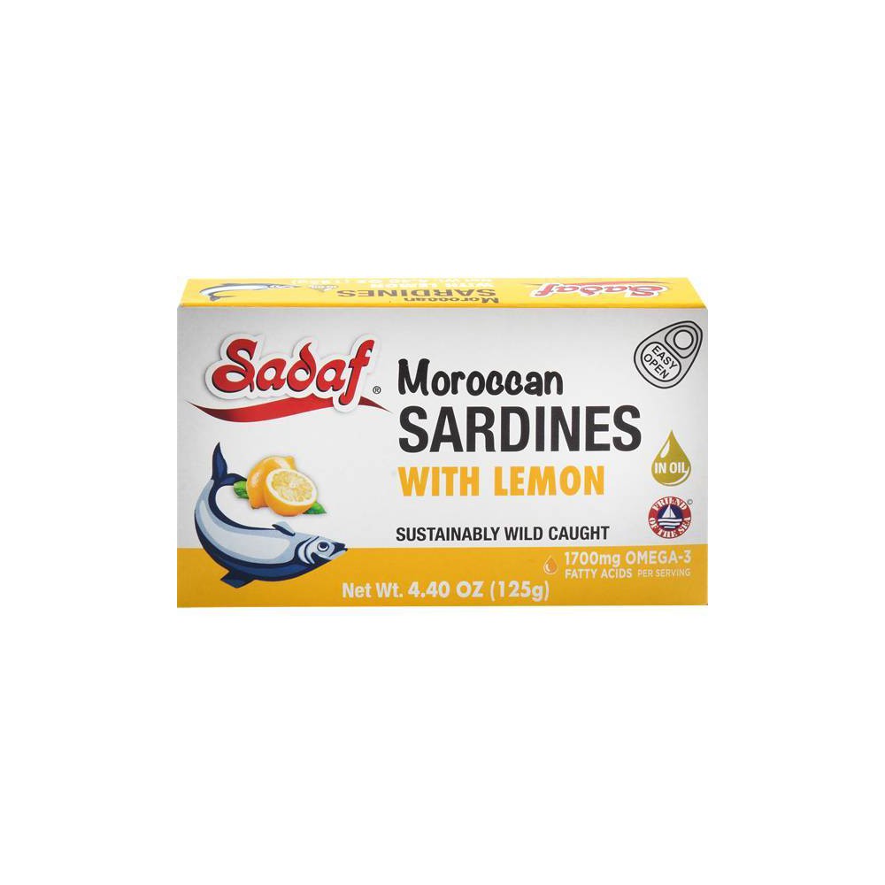 Sadaf Moroccan Sardines with Lemon - 4.4oz