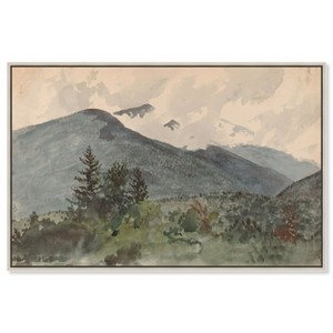 Art Remedy White Mountains Classic Landscape Art Framed - 1 of 4
