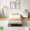 Low Bed Frame Full Size - 6 Inch Heavy Duty Metal Platform Mattress Foundation No Box Spring Needed  Noise-Free - 3 of 4