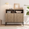 Storage Cabinet with Doors and Adjustable Shelves - 3 of 4