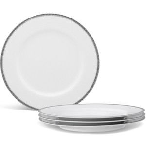 Noritake Whiteridge Platinum Set of 4 Dinner Plates - 1 of 4
