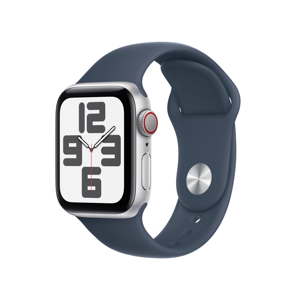 Photos - Smartwatches Apple Watch SE GPS + Cellular  44mm Silver Aluminum (2023, 2nd Generation)