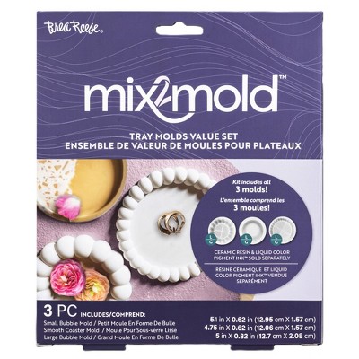 Momenta: Brea Reese Mix2Mold Silicone Tray Molds Value Set - 3pc