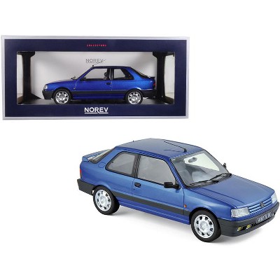 1991 Peugeot 309 GTi 16 Miami Blue Metallic 1/18 Diecast Model Car by Norev