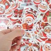 Unique Bargains Waterproof Nordic Christmas Stickers Colorful 1.57"-3.15" 50 Pcs - 2 of 4