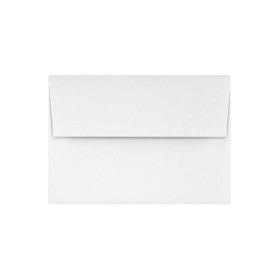 LUX A1 Invitation Envelopes (3 5/8 x 5 1/8) 50/Pack White - 100% Recycled (4865-WPC-50)