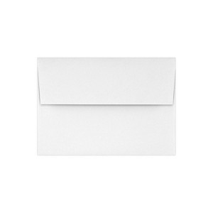 LUX A1 Invitation Envelopes (3 5/8 x 5 1/8) 50/Pack White - 100% Recycled (4865-WPC-50) - 1 of 1