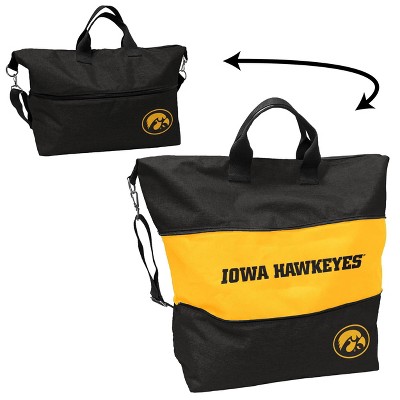 NCAA Iowa Hawkeyes Crosshatch Expandable Tote