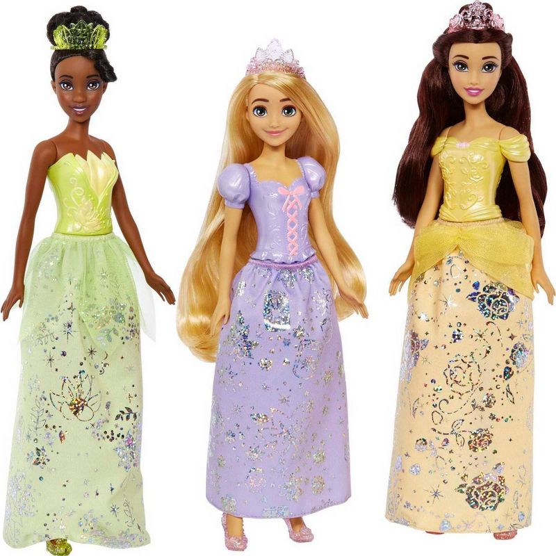 Disney Princess Story Sparkle Princess Doll 7-Pk Gift Set, 3 of 7