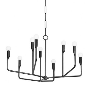 Troy Lighting Norman 9 - Light Chandelier in  Forged Iron - 1 of 1