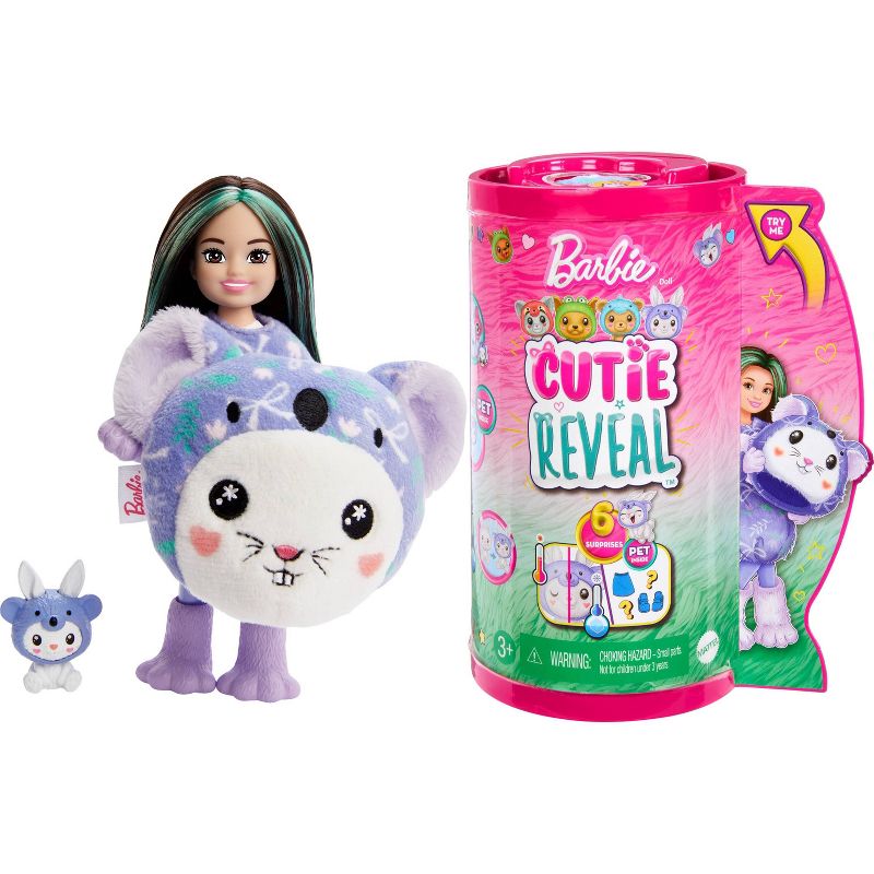 Barbie Cutie Reveal Bunny as Koala Costume-Themed Series Chelsea Small Doll &#38; Accessories, 1 of 6