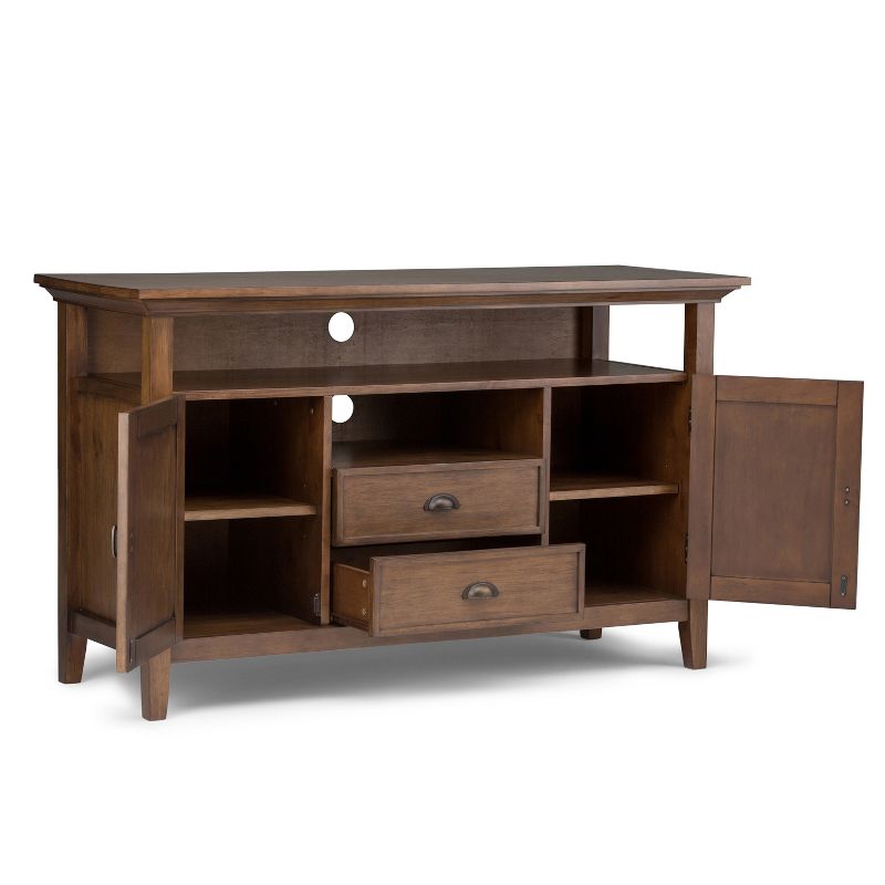 54" Mansfield Solid Wood TV Media Stand - Wyndenhall, 4 of 12