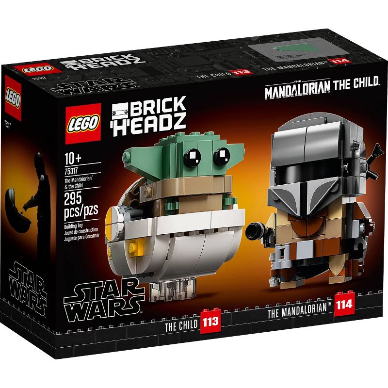 LEGO BrickHeadz Star Wars The Mandalorian &#38; The Child 75317, 5 of 14