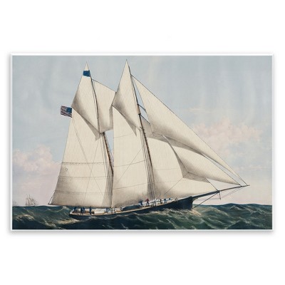 Stupell Industries Vintage Nautical Yacht Wall Plaque Art