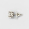 Women's Round Crystal Stud Earring - A New Day™ - 2 of 2