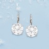 Ross-Simons 13.00 ct. t.w. Round CZ Drop Earrings in Sterling Silver - 4 of 4